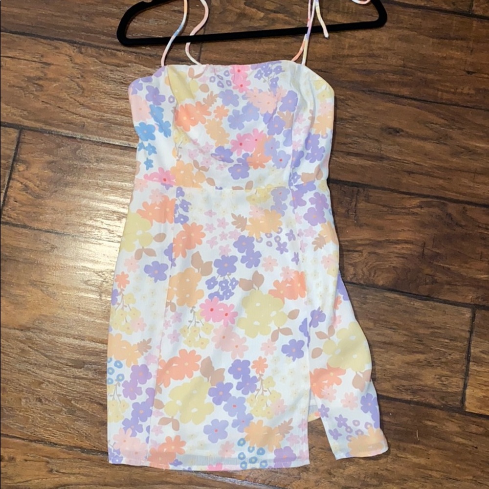 Floral mini dress